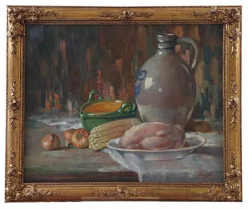 Schilderijen kopen de de kunstschilder Alphonse Roman
